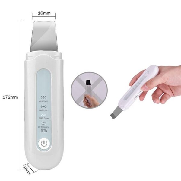 New Beauty Professional Face Beauty Personal Care Device Ultrasonic Facial Lift Sonic Face Cleaning Skin Scrubber Spatula - Image 4