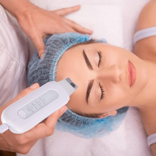 New Beauty Professional Face Beauty Personal Care Device Ultrasonic Facial Lift Sonic Face Cleaning Skin Scrubber Spatula - Image 5