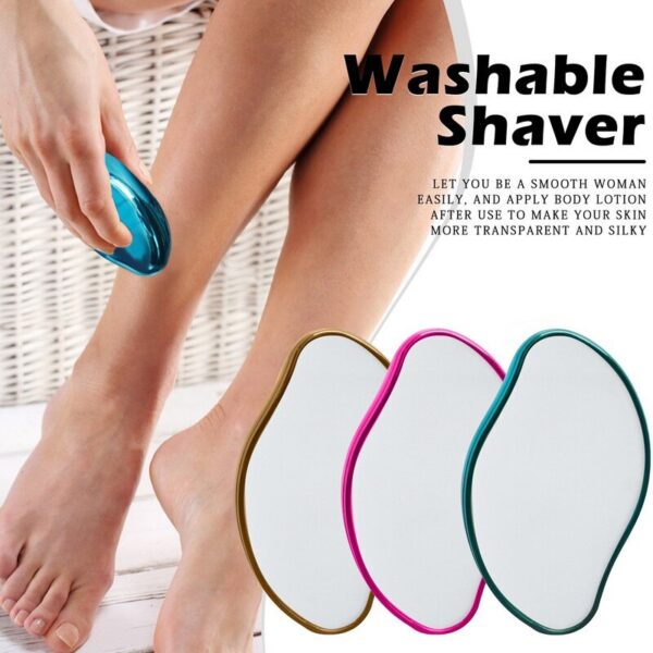 New Glass Grinder Hair Remover Exfoliating Household Beauty Tool Hair Removal Instrument Physical Hair Removal