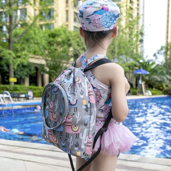 Outdoor Portable kids waterproof Dry swimming bag Rafting Diving Backpack Sack TPU Drawstring sports Bags - Image 3