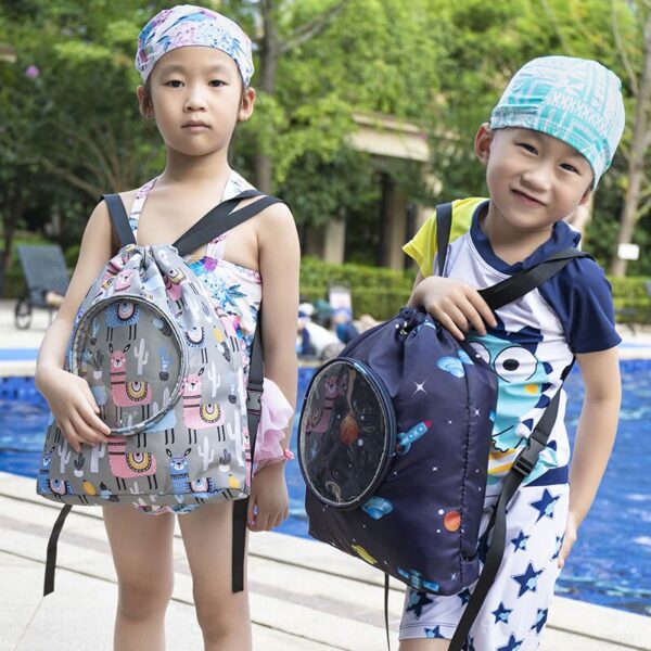 Outdoor Portable kids waterproof Dry swimming bag Rafting Diving Backpack Sack TPU Drawstring sports Bags - Image 4