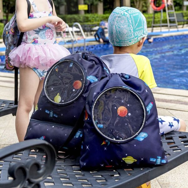 Outdoor Portable kids waterproof Dry swimming bag Rafting Diving Backpack Sack TPU Drawstring sports Bags - Image 5