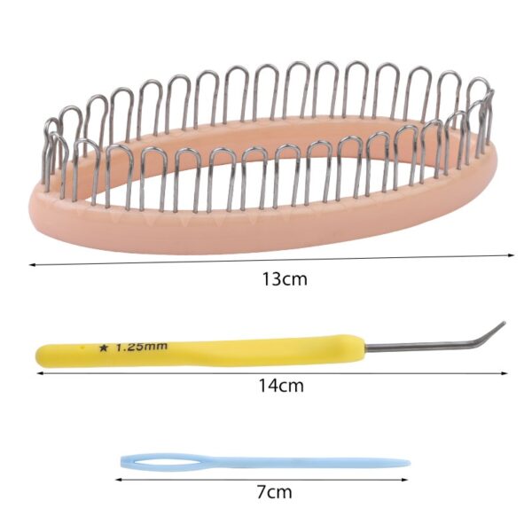 Peg Socks Wool Yarn Knitting Loom DIY Craft Weaving Tools for Sock Scarf Hat Weaver Needle Sewing Knitting Tool - Image 2
