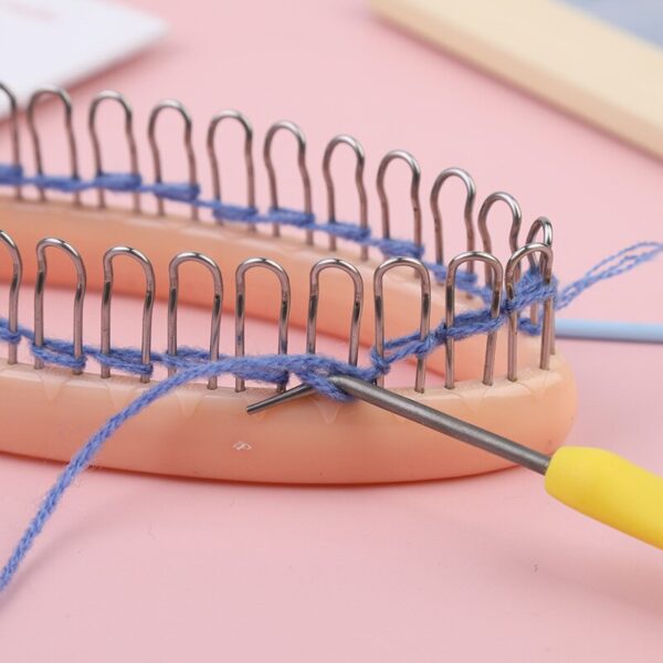 Peg Socks Wool Yarn Knitting Loom DIY Craft Weaving Tools for Sock Scarf Hat Weaver Needle Sewing Knitting Tool - Image 4