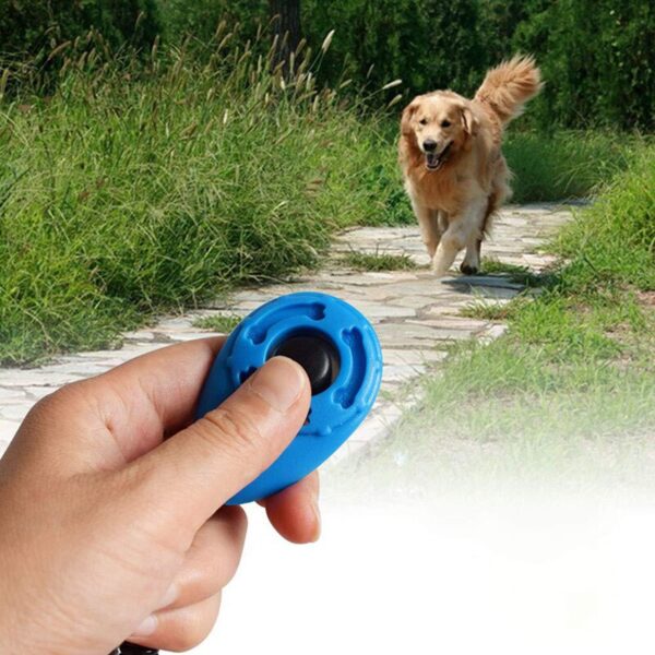 Pet Cat Dog Training Clicker Plastic New Dog Click Trainer Portable Auxiliary Adjustable Wristband Sound Key Chain Dog Supplies - Image 4