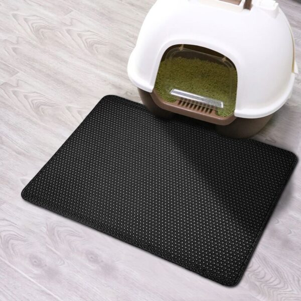 Pet Litter Mat Waterproof Double Layer Pet Litter Mat Non Slip Mat Washable Cat Mat Pet Supplies - Image 2