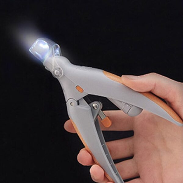 Pet Nail Clipper LED Light-emitting Magnifiable Dog Cat Special Nail Clipper Multi-function Nail Trimmer Pet Grooming Supplies - Image 4