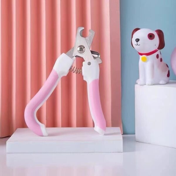 Pet Nail Scissors Cat and Dog Nail Clippers Sharp Stainless Steel Knife Head Large and Small Pet Supplies - Image 2