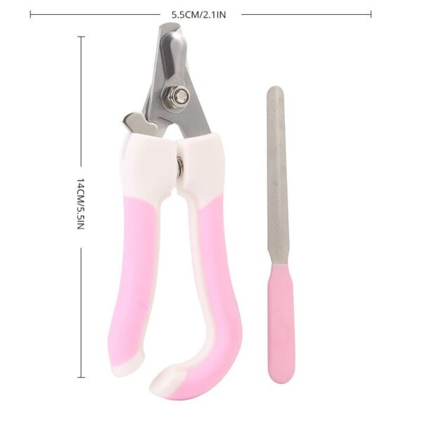 Pet Nail Scissors Cat and Dog Nail Clippers Sharp Stainless Steel Knife Head Large and Small Pet Supplies - Image 6