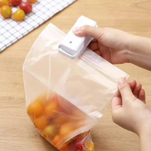 Portable Bag Heat Sealer Home Plastic Package Storage Bag Clip Fruits Food Snack Storage Bag Handy Sticker Seal Kitchen Tools - Image 5