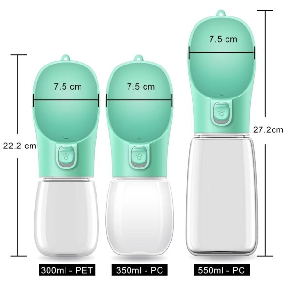 Portable Dog Water Bottle For Small Large Dogs Cat Outdoor Leakproof Walking Drinking Bowls Chihuahua French Bulldog Supplies - Image 3