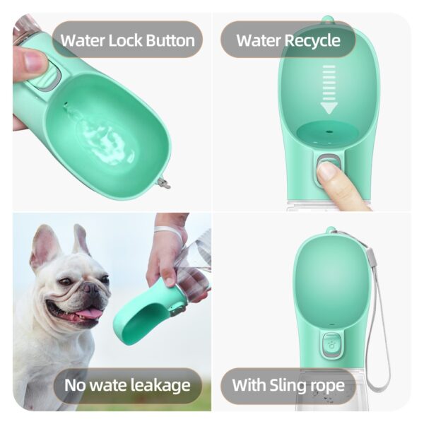 Portable Dog Water Bottle For Small Large Dogs Cat Outdoor Leakproof Walking Drinking Bowls Chihuahua French Bulldog Supplies - Image 5
