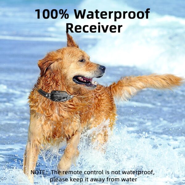 ROJECO Electric Dog Training Collar 3300ft Remote Control IPX7 Waterproof Vibrator Electric Pet Puppy Dog Bark Stop Shock Collar - Image 4