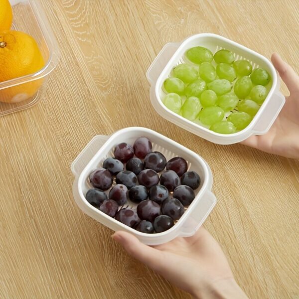 Refrigerator Freezer Fresh-keeping Box, Fruit And Vegetable Storage, Rice Lunch Box, Microwave Oven Heating Box Home Kitchen - Image 6