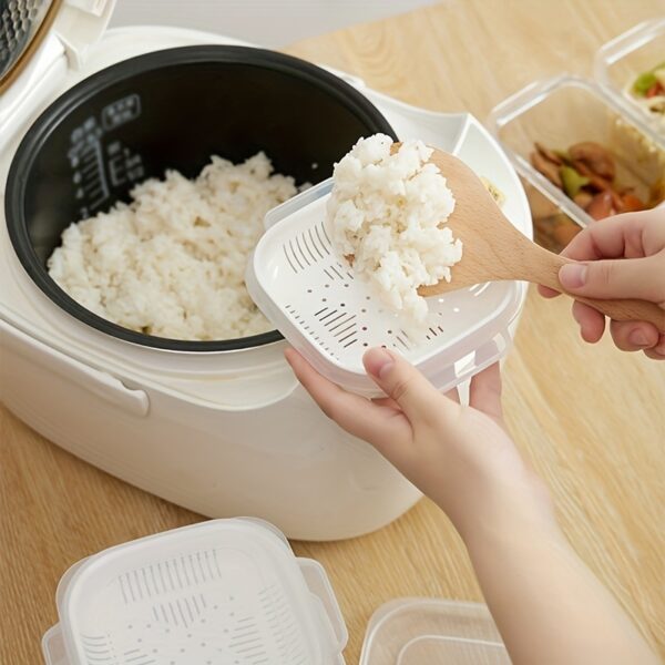 Refrigerator Freezer Fresh-keeping Box, Fruit And Vegetable Storage, Rice Lunch Box, Microwave Oven Heating Box Home Kitchen
