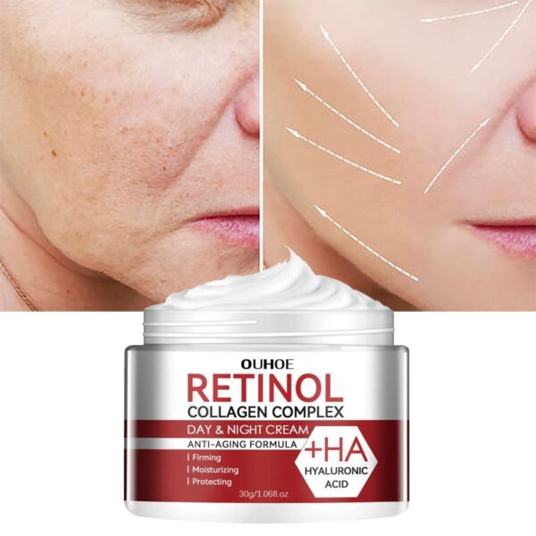 Retinol Wrinkle Removing Cream Anti Aging Firming Lifting Fade Fine Lines Moisturizing Brightening Skin Care Korean Cosmetics - Image 3