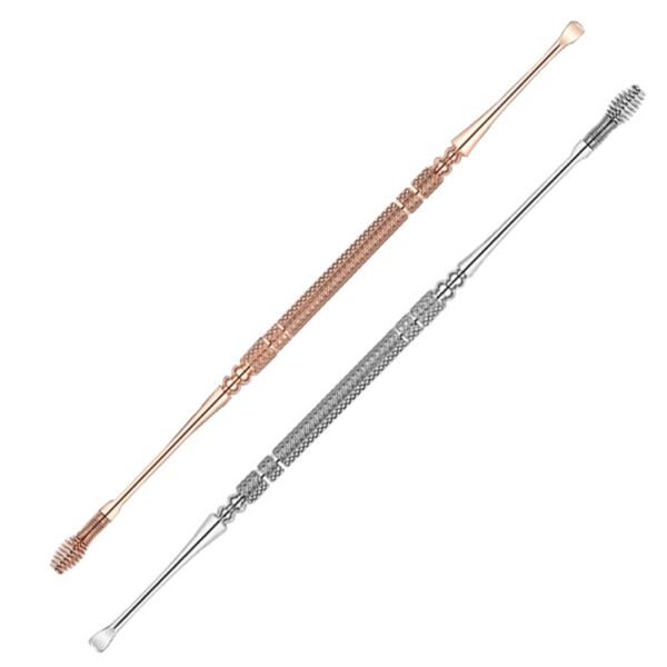 Rose Gold Stainless Steel Spiral Earpick Ear Scoop Earwax Digging Tools Earwax Curette Spoon Care Ear Clean Toolear Cleaner - Image 4