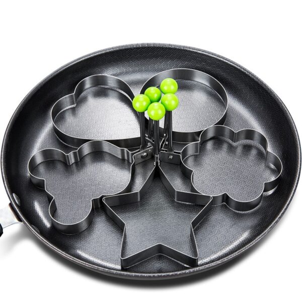 Shapes Stainless Steel Fried Egg Shaper Egg Mold DIY Breakfast Egg Pancake Rings Sandwich Kitchen Tools Utensil Baking Tools - Image 3