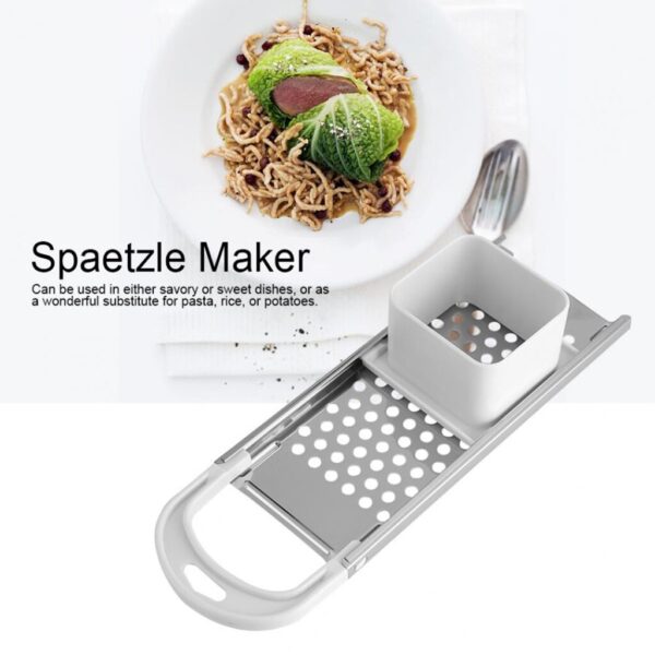 Spaetzle Maker Nokedli Szaggato Hungarian Dumplings Galuska Potato Slicer with Comfort Grip Handle Cooking Kitchen Accessories