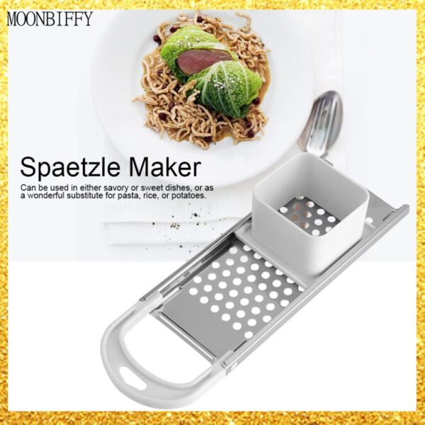 Spaetzle Maker Nokedli Szaggato Hungarian Dumplings Galuska Potato Slicer with Comfort Grip Handle Cooking Kitchen Accessories