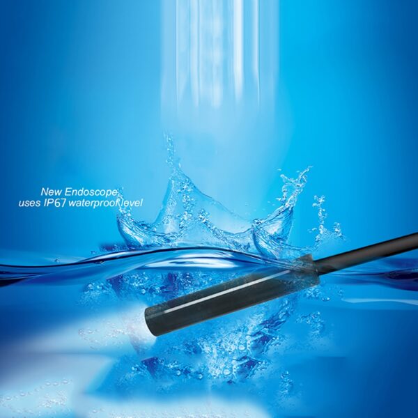 USB Endoscope 3 in 1 Industrial Endoscope HD Electric Digital Borescope Camera Portable Inspection Camera 6 Dimmable LED Light - Image 3