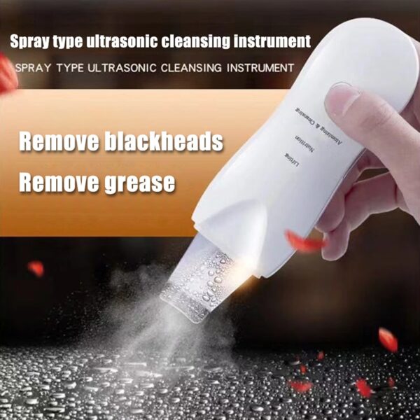 Ultrasonic Skin Scrubber Beauty Personal Care Device Deep Cleansing Therapy Ultrasonic Facial Skin Scrubber
