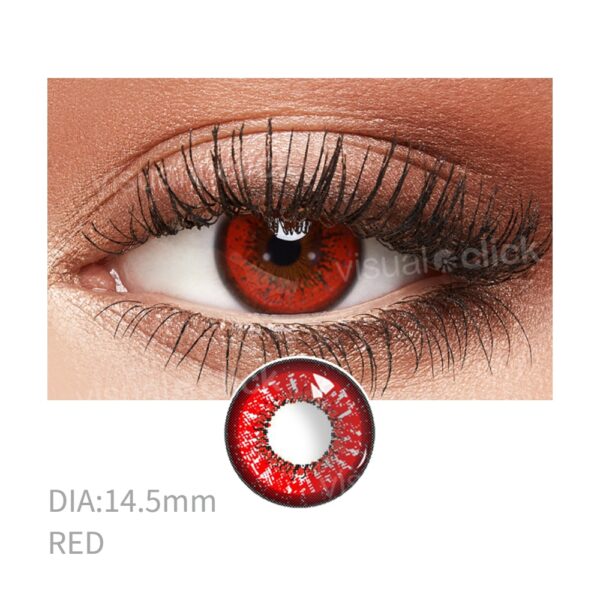 Visual Click Color Contact Lenses for Eyes Anime Cosplay Colored Lenses Blue Red Multicolored Lenses Contact Lens Beauty Pupils - Image 2